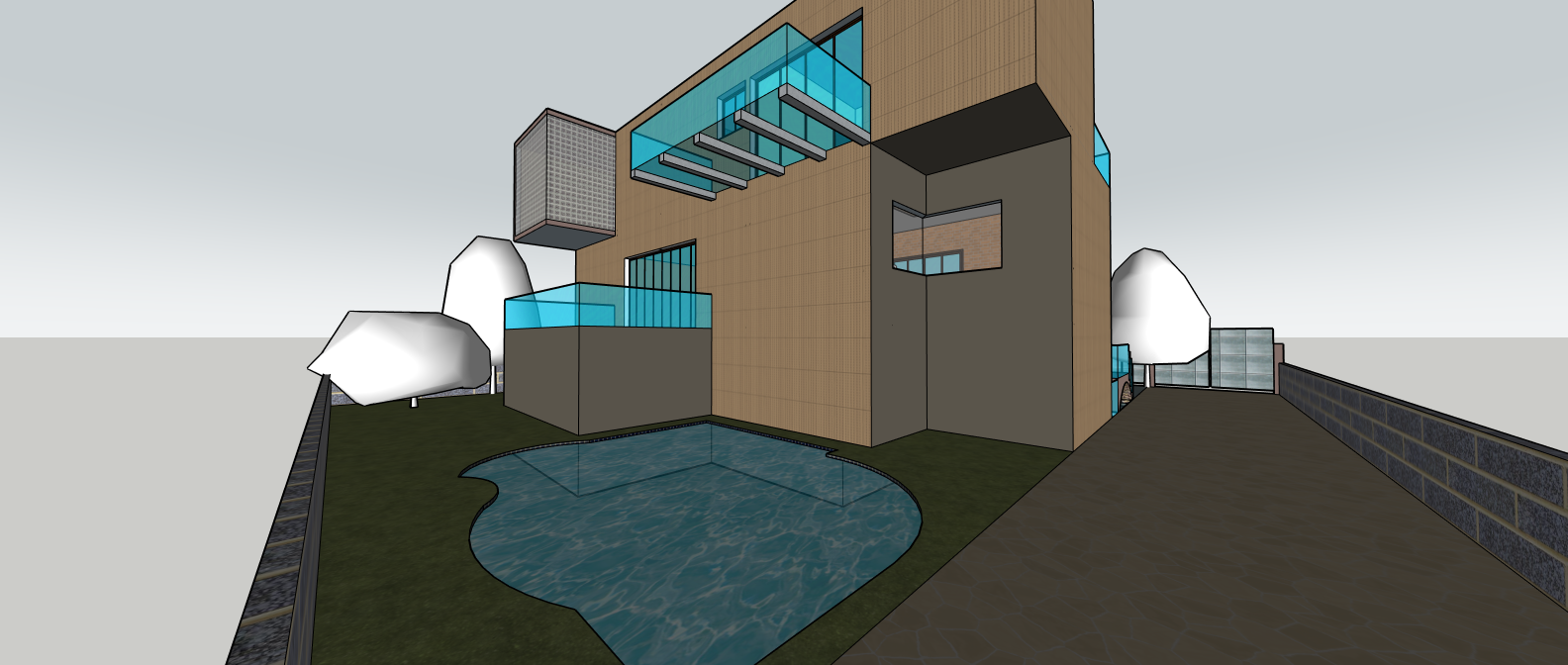 Exterior daylight - Before